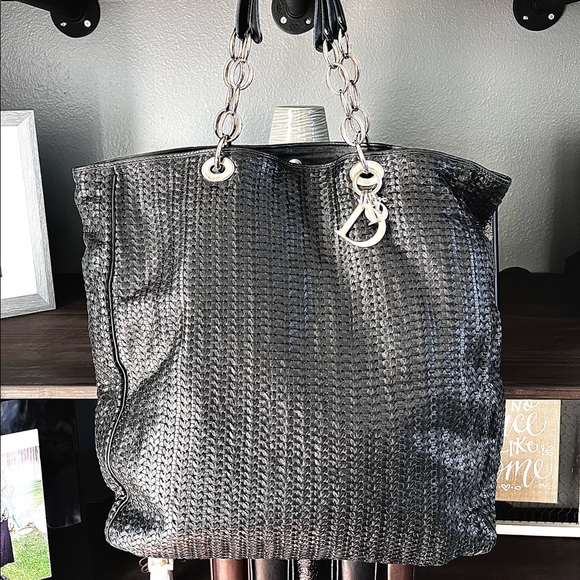 Christian Dior Woven Soft Lady Dior Tote & Matching Wallet! - Picture 2 of 12